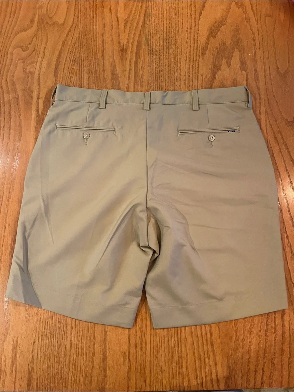 Polo by Ralph Lauren Beige Flat-Front Men’s Shorts